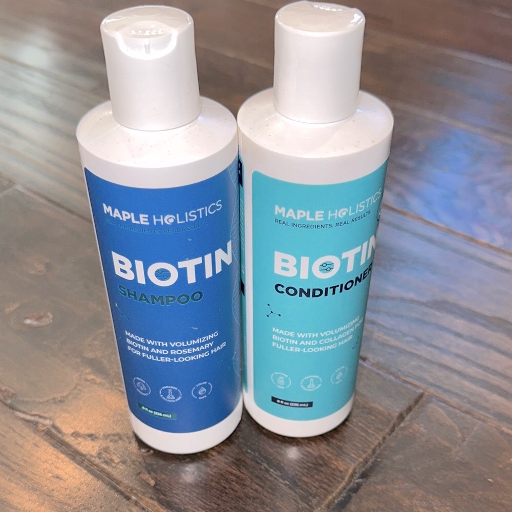 Maple Holistics Biotin Shampoo and Conditioner Set
